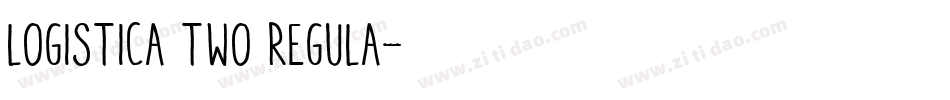 Logistica Two Regula字体转换